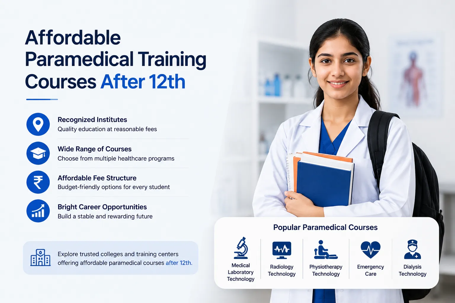 Where Can I Find Affordable Paramedical Training Courses After 12th?