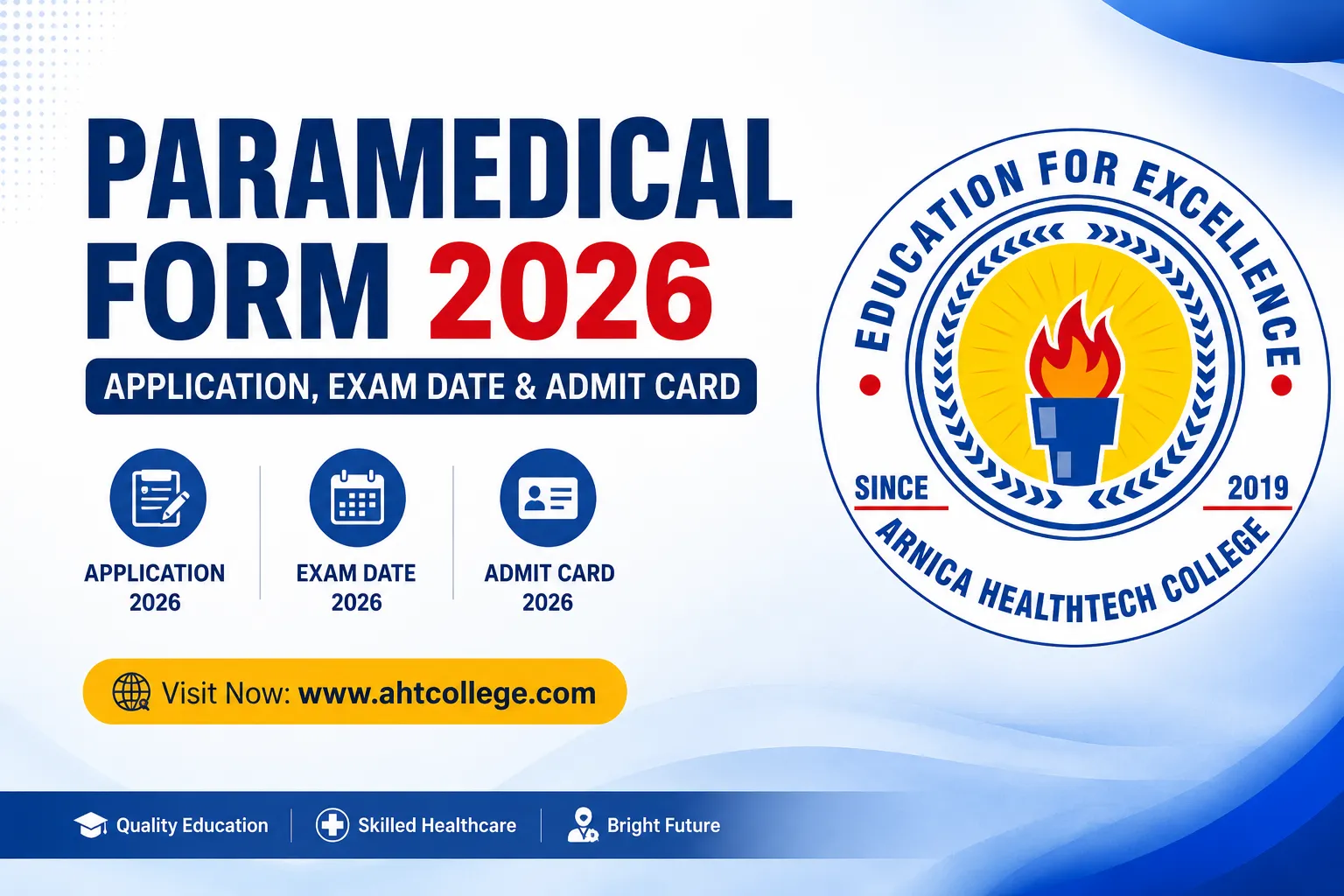 Paramedical Form 2026: Application Form, Exam Date & Admit Card Guide