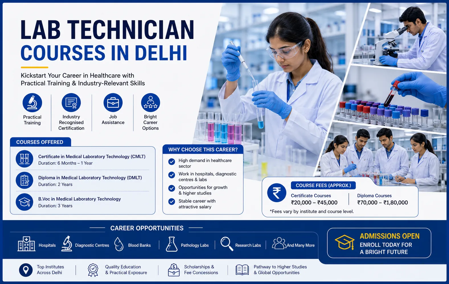 Lab Technician Courses in Delhi